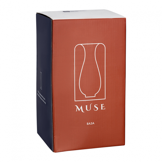 Ваза Muse, 22 см, индиго