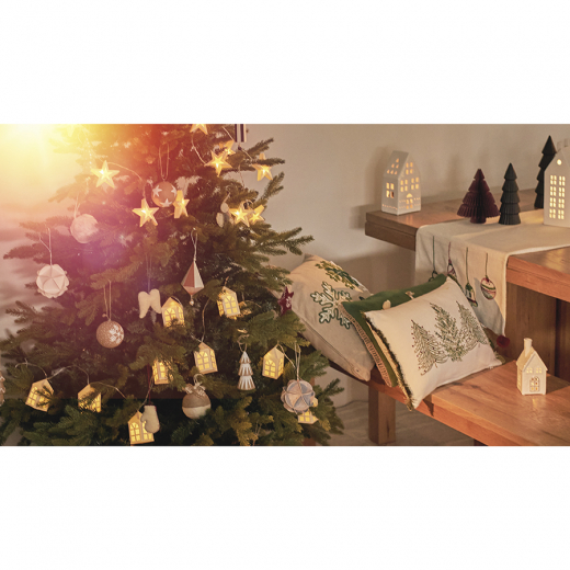 Подушка декоративная с аппликацией Christmas tree из коллекции New Year Essential, 30х50см