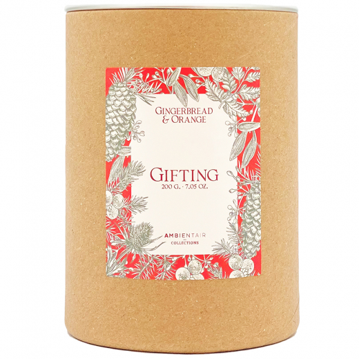 Свеча ароматическая Gifting, Gingerbread&Orange, 40 ч