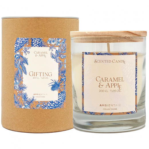 Свеча ароматическая Gifting, Caramel&Apple, 40 ч