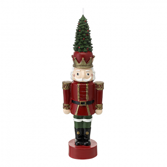 Свеча декоративная Nutcracker из коллекции New Year Essential, 25,5 см