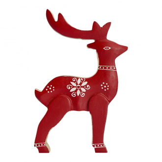 Декор новогодний Reindeer Rudolph из коллекции New Year Essential, 20 см