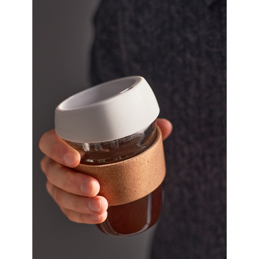 Кружка Cozy Cup, 350 мл, светло-серая