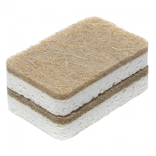 Набор губок для посуды из целлюлозы и кокосового волокна Eco Sponge, 6 шт.