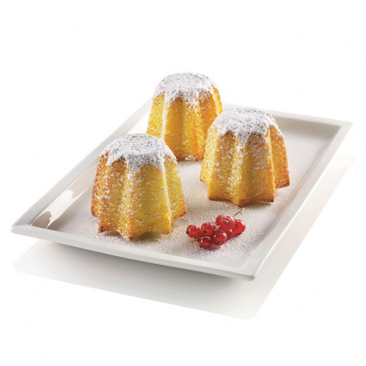 Форма силиконовая для приготовления кексов Mini Pandoro, 34х18 см