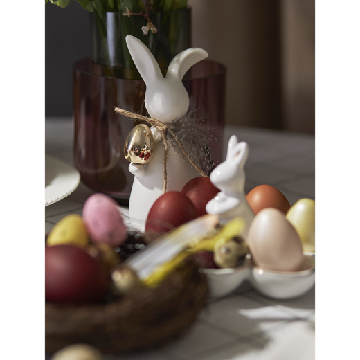 Декор пасхальный из фарфора Easter Bunny из коллекции Essential, 7,7х6,9x17 см