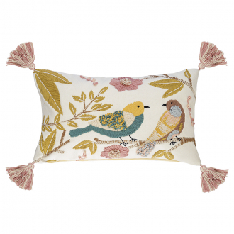 Чехол на подушку декоративный Exotic birds из коллекции Ethnic, 35х60 см