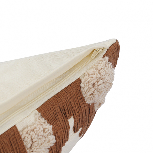 Чехол на подушку декоративный Beige blink из коллекции Ethnic, 45х45 см