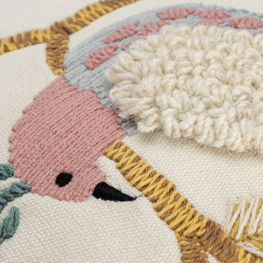 Чехол на подушку декоративный Exotic birds из коллекции Ethnic, 45х45 см