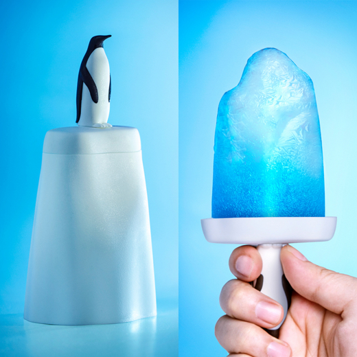 Форма для мороженого Penguin on ice